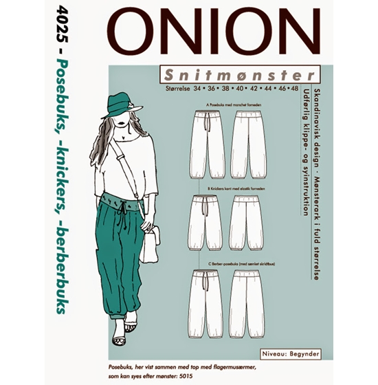 Onion 4025 Snitmønster